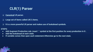 Types of Parser | PPTX