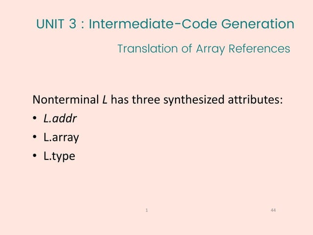 COMPILER DESIGN- Syntax Directed Translation | PDF | Programming ...