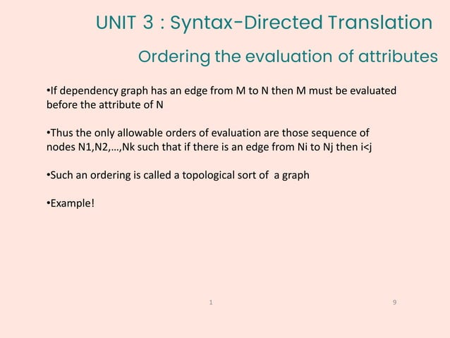COMPILER DESIGN- Syntax Directed Translation | PDF | Programming ...