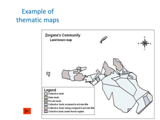 21 
Example of 
thematic maps 
 