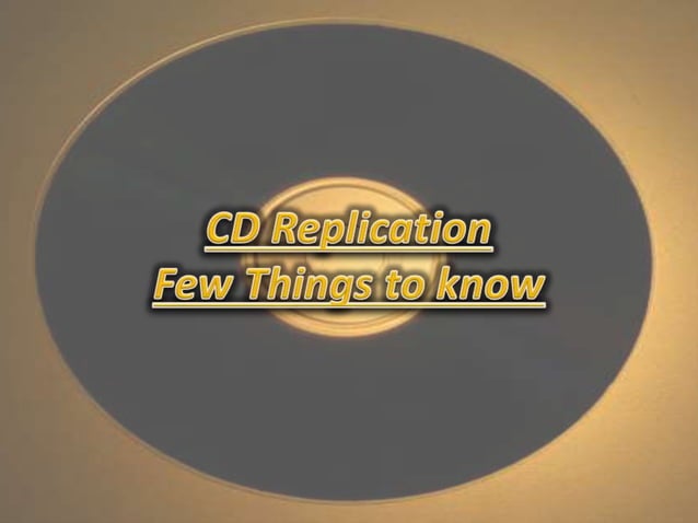 Replication - Few Things to Know | PPT