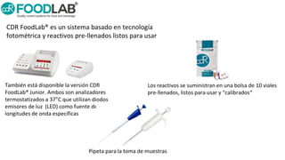 CDR FoodLab®: sistema para el controlo de calidad de aceites vegetales ...