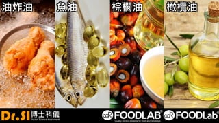 油炸油 魚油 棕櫚油 橄欖油
 