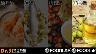 油炸油 魚油 棕櫚油 橄欖油
 