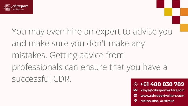 Cdr report rejection | PPT