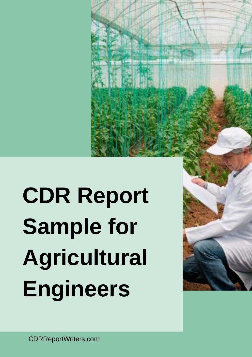 Cdr sample agricultural engineers