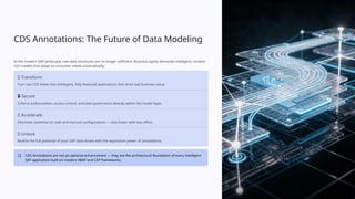 Unlocking the Power of CDS Annotations for Intelligent SAP Data Models ...