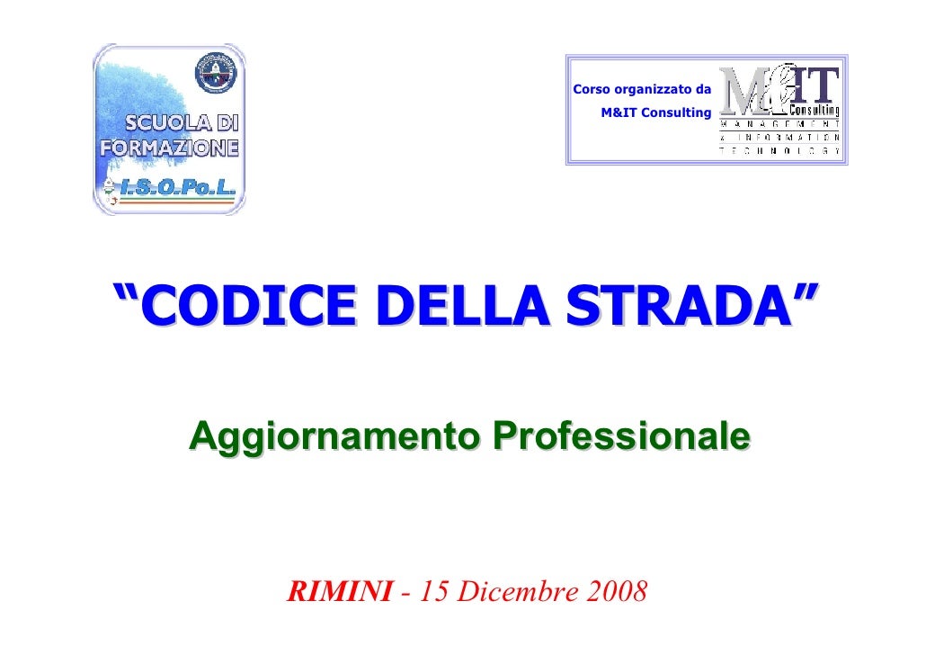 codice della strada da scaricare