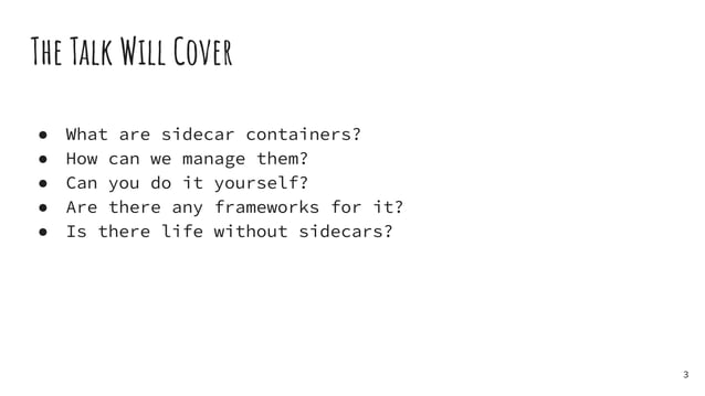 Magic of Kubernetes Sidecar Injection: Present and Future | PPT