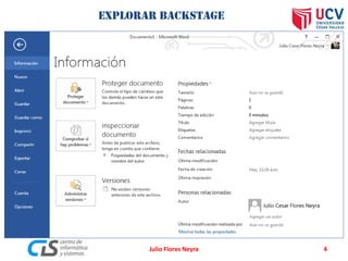 Julio Flores Neyra 4
Explorar Backstage
 