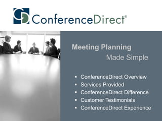 Meeting Planning Made Simple ,[object Object]