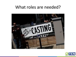 What roles are needed? 
