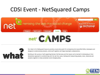 CDSI Event - NetSquared Camps 