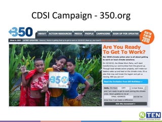 CDSI Campaign - 350.org 