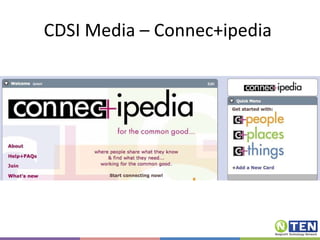 CDSI Media – Connec+ipedia  