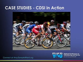 CASE STUDIES - CDSI in Action Connect at AmySampleWard.org 