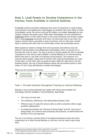Six Steps to Collaboration Success | PDF