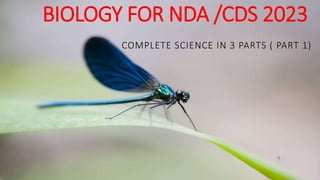 Nda Science Notes cds nda biology.pptx