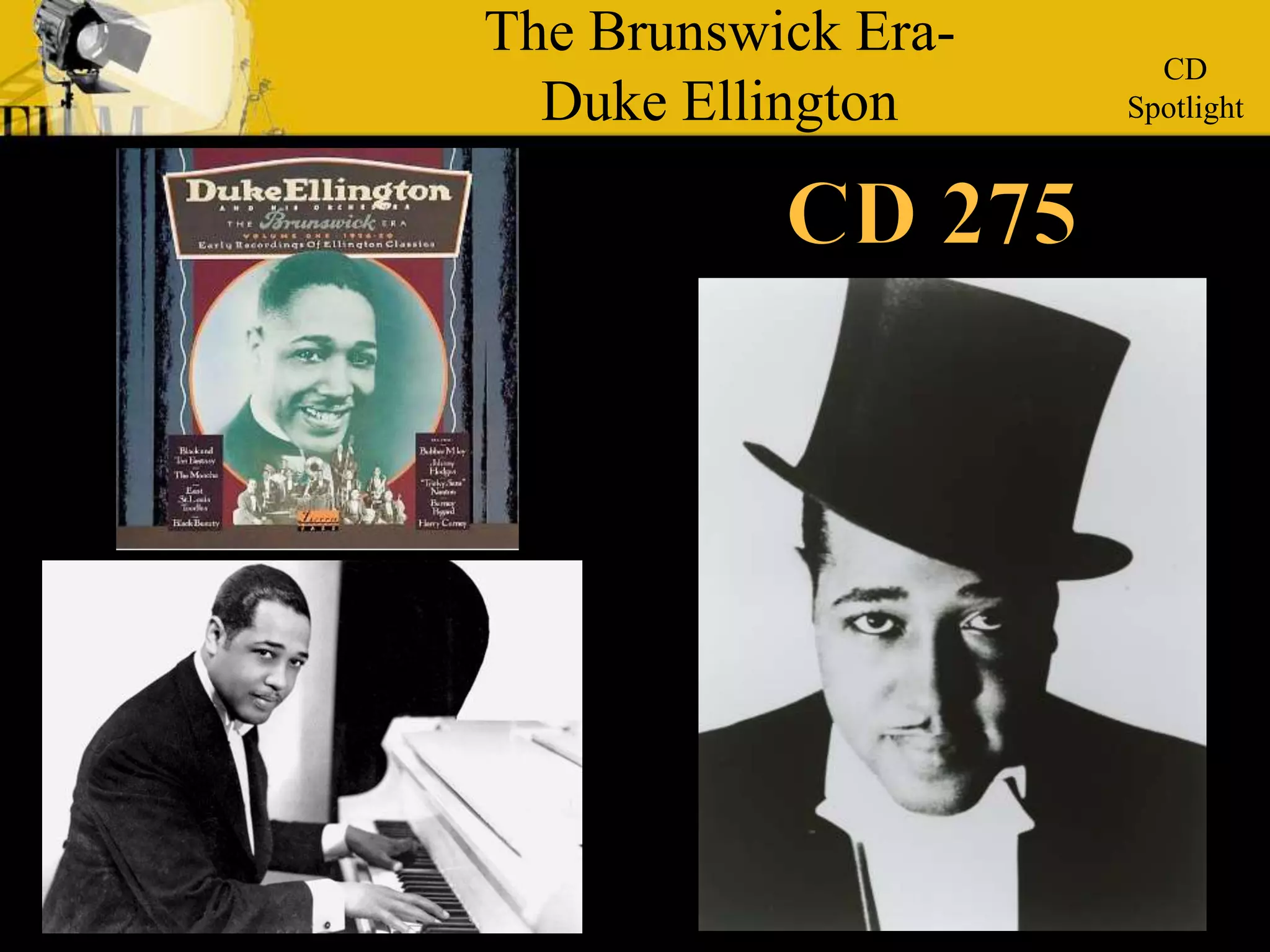 The Brunswick Era-Duke Ellington  CDSpotlight CD 275 