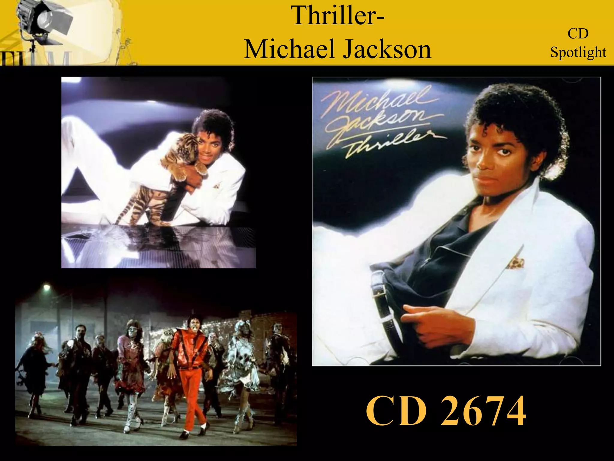 Thriller-Michael Jackson  CDSpotlight CD 2674 