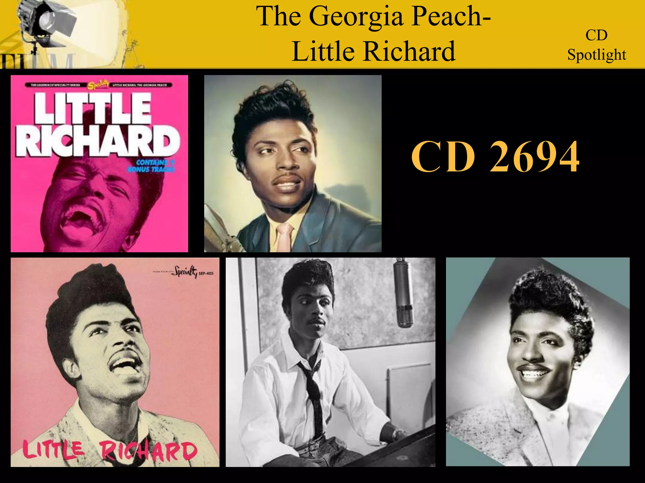 The Georgia Peach-Little Richard  CDSpotlight CD 2694
