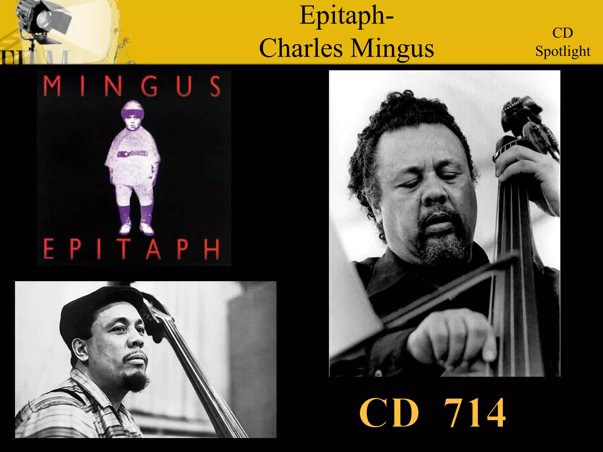Epitaph-Charles MingusCDSpotlight CD  714   