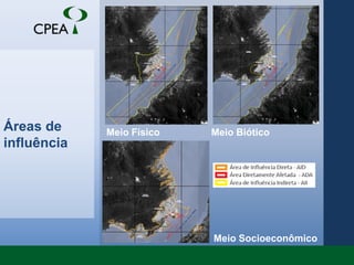 Áreas de influênciaMeio FísicoMeio BióticoMeio Socioeconômico