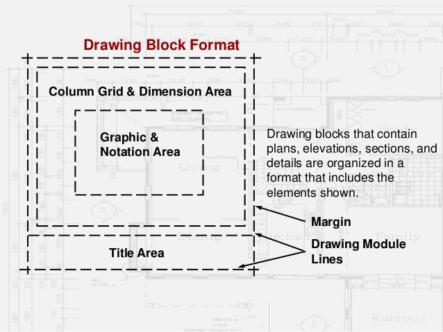 architectural working drawings part 1 drawing format