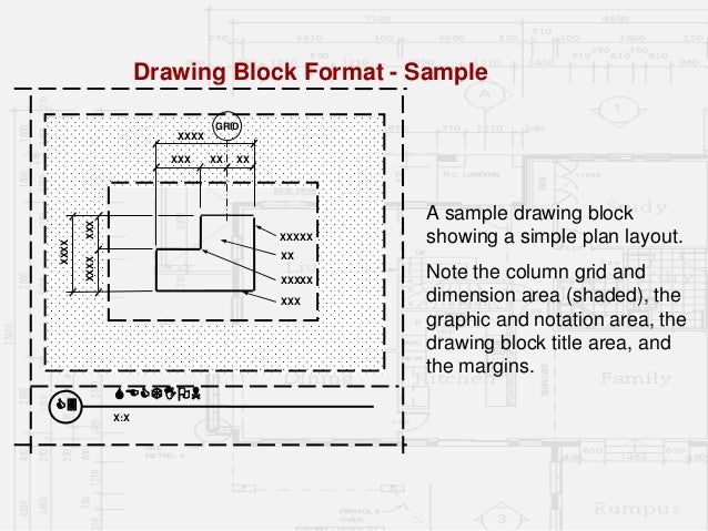 architectural working drawings part 1 drawing format