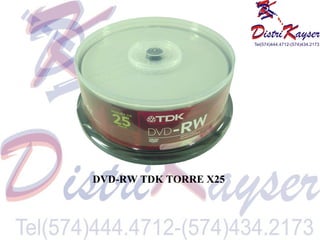 DVD-RW TDK TORRE X25
 