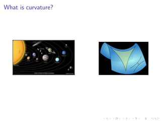 What is curvature?
 