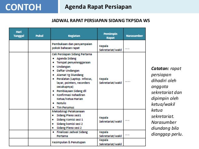 Petunjuk Pelaksanaan Perumusan Bahan Pertimbangan TKPSDA 