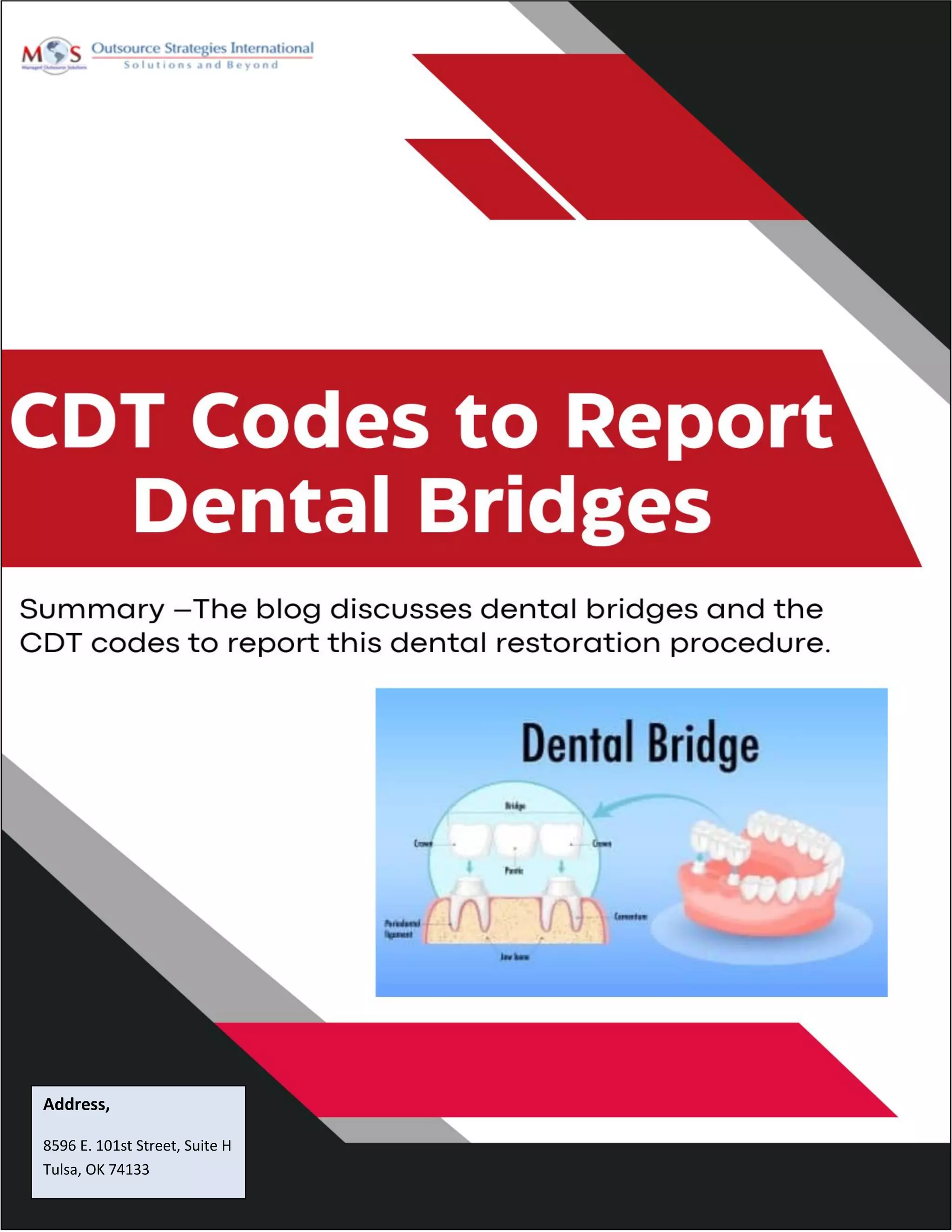 CDT Codes to Report Dental Bridges.pdf Free Download