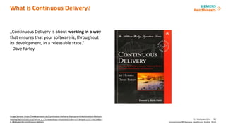 Enabling Continous Delivery in the Siemens Healthineers Digital ...