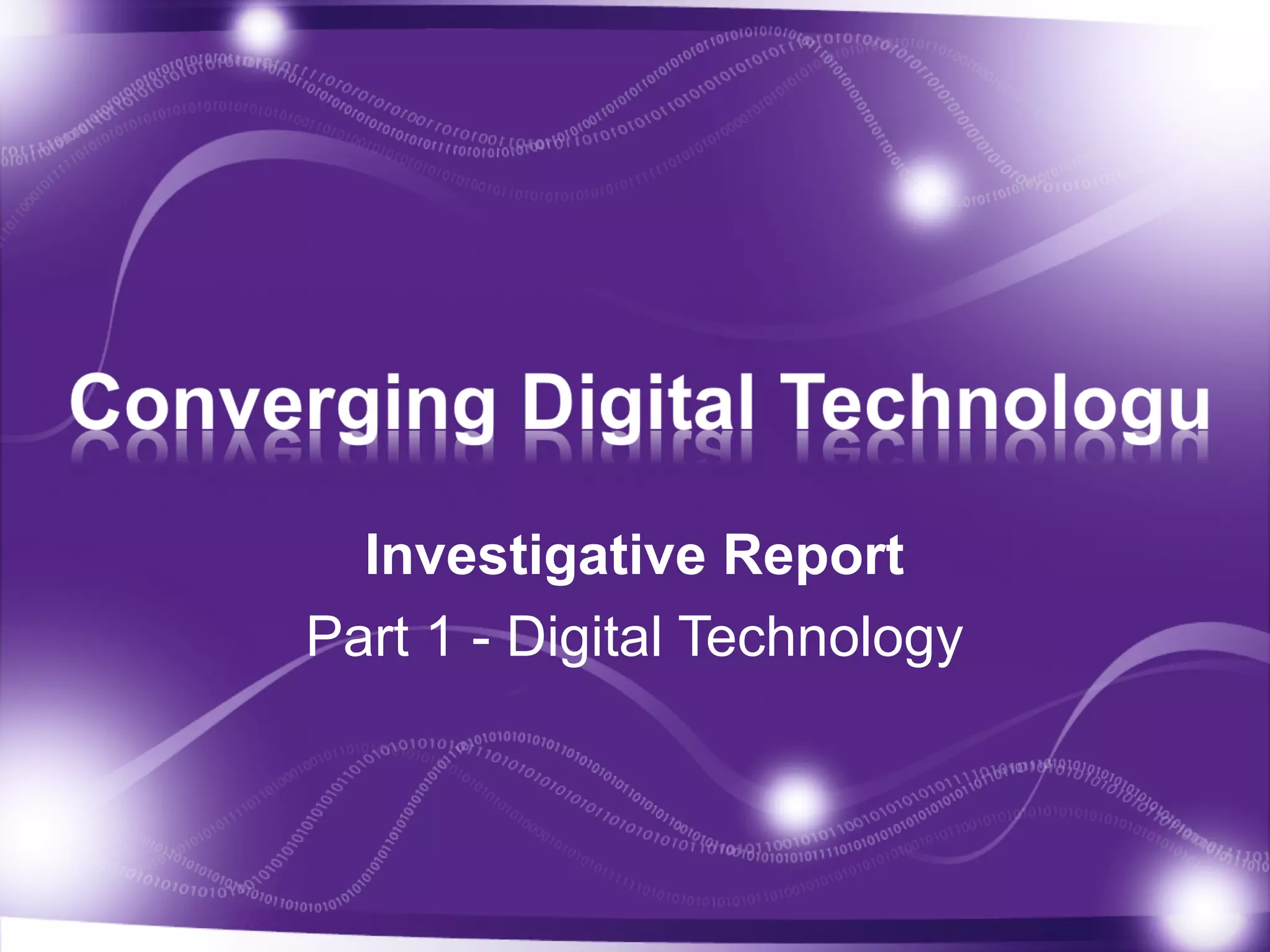 Digital Technology PPT