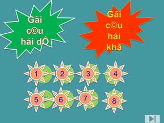 1 2 3 
1 2 3 4 
4 
5 6 7 8 
8 
5 6 7 
 