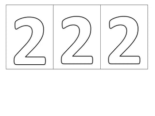 Libro móvil de los números.