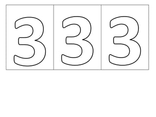 Libro móvil de los números.