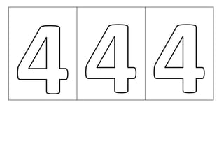 Libro móvil de los números.