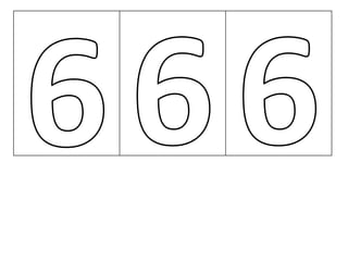 Libro móvil de los números.