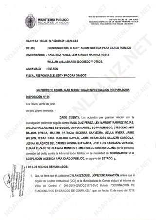 “Año del Bicentenario del Perú: 200 años de Independencia”
DISTRITO FISCAL DE LIMA NORTE
SEGUNDO DESPACHO DE LA DÉCIMA PRI...