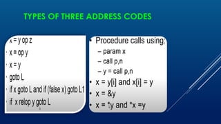 Intermediate Code Generation (ICG) Purpose: Converts the annotated ...