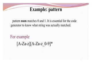 Lexical analsis and its role in compiler design