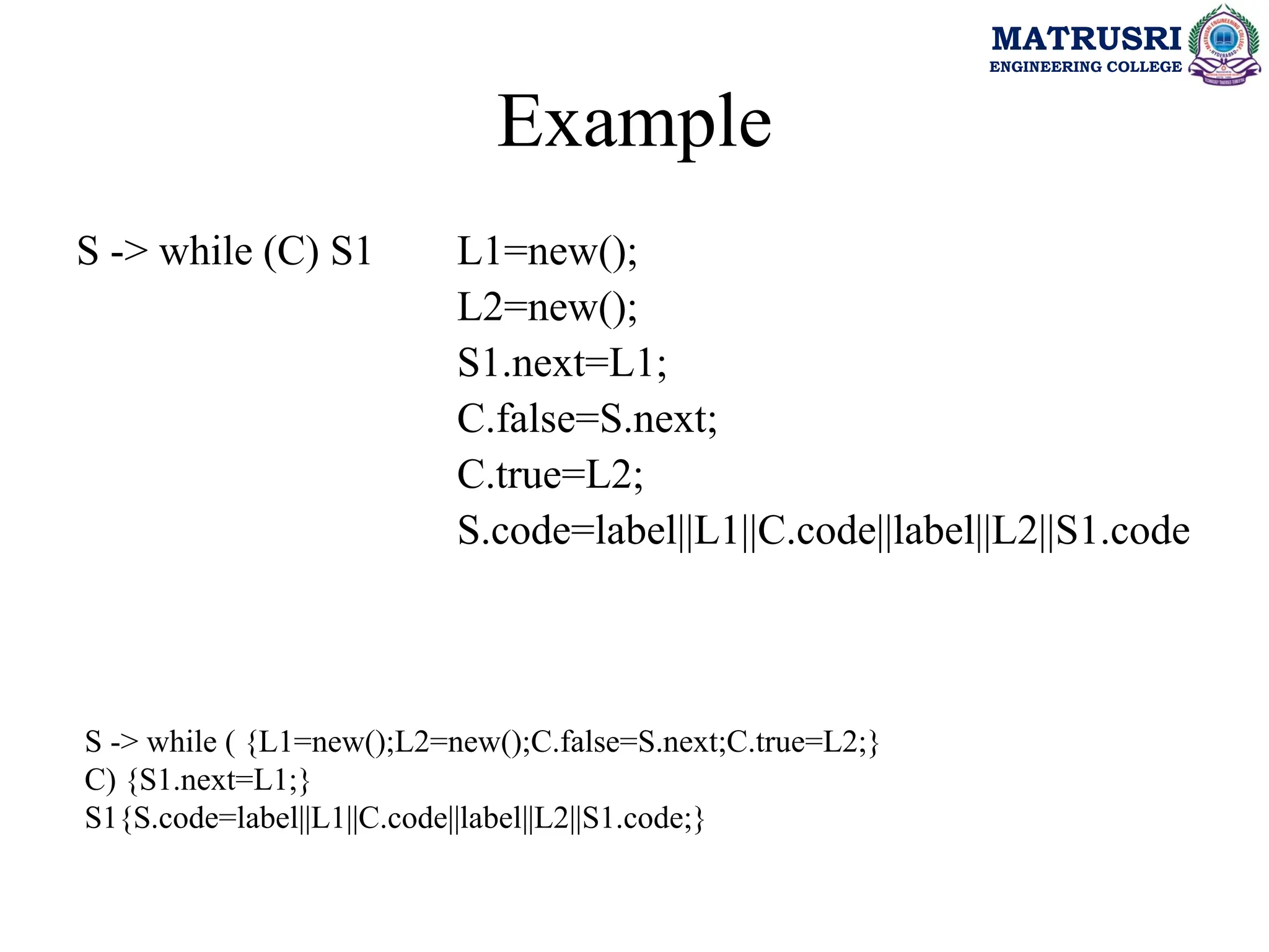 Compiler Design UNIT III PPT (SDD, SDT).pdf