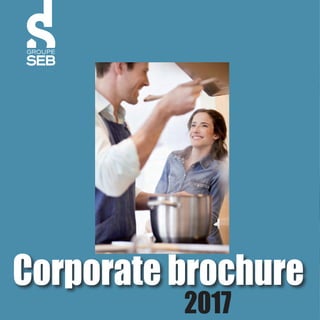 Corporate brochure
20172016 record yeara
”2016: A GREAT YEAR FOR THE GROUP
The Group achieved record performances in 2016. We reached the
threshold of €5 billion in sales, exceeded the mark of €500m in
Operating Result from Activity. We owe these excellent results to highly
robust business activity, driven by strong innovation momentum,
by the power of our brands, firmly rooted in consumers’ everyday lives,
bynewinroadsinseveralmajormarkets,andbyincreasedinvestments
in advertising (digital in particular) and operational marketing.
These results were also fueled by rapid and ongoing development in
e-commerce.Theycanalsobeattributedtoourindustrialperformance
and continuous improvement in our competitiveness. Once again, they
reflect the solidity of our business model, which enables us to stay our
course regardless of shifts in the economic environment.
A year of strategic and structuring acquisitions
In addition to the progress made by the Group in its business activity
and its increased stake in Supor, the acquisitions of WMF and EMSA
give the Group a new dimension. In its new configuration, Groupe SEB
represents more than €6bn in sales and €600m in Operating Result
fromActivity.Iwouldliketothankallthosewhoin2016workedtoachieve
these record Group performances and to succeed in the acquisitions.
I would also like to warmly welcome the employees of EMSA and WMF
who joined the Group in 2016.
Ambitious objectives for 2017
Enthusiastic and confident in the potential of the “new” Groupe SEB, we are
approaching 2017 as a year of transformation, with the integration of WMF as of
January 1st.
The Group will also continue to fuel its growth momentum through innovation,
continued development in the markets, heightened digitization of its business and
improved competitiveness. Hence, the Group is aiming for further organic sales
growth and an increase in Operating Result from Activity, both in its 2016 scope
and its new configuration.
Thierry de La Tour d’Artaise
Chairman and CEO
missionOur
MAKE
CONSUMERS’
EVERYDAY LIVES
EASIER AND MORE
ENJOYABLE AND
TO CONTRIBUTE
TO BETTER LIVING,
ALL AROUND
THE WORLD
• By creating new products and
services to make consumers’
domestic lives more pleasant,
harmonious and fulfilling;
• By offering solutions to meet their
existing needs and anticipate their
personal expectations and desires.
+33(0)156881111-Photos:GroupeSEBpicturelibrary-GillesAymard-PhilippeSchuller-Printing:Typocentre:+33(0)470062222AVERIFIER
communicationcorporate
communicationcorporate
“
40
INDUSTRIAL SITES
92
MARKET
COMPANIES
33,000
EMPLOYEES
MORE THAN
1,200
PROPRIETARY STORES
www.groupeseb.com
Campus SEB - 112, chemin du Moulin Carron
69130 Écully - FRANCE - +33 (0)4 72 18 18 18
Campus SEB, Group new headquarters in Ecully.
Western
Europe 37%*
Other Asian countries 9%*
South America 7%*
China 23%*
North America 11%*
*% of sales
THE WORLD
AS MARKET
Other EMEA countries 13%*
 
