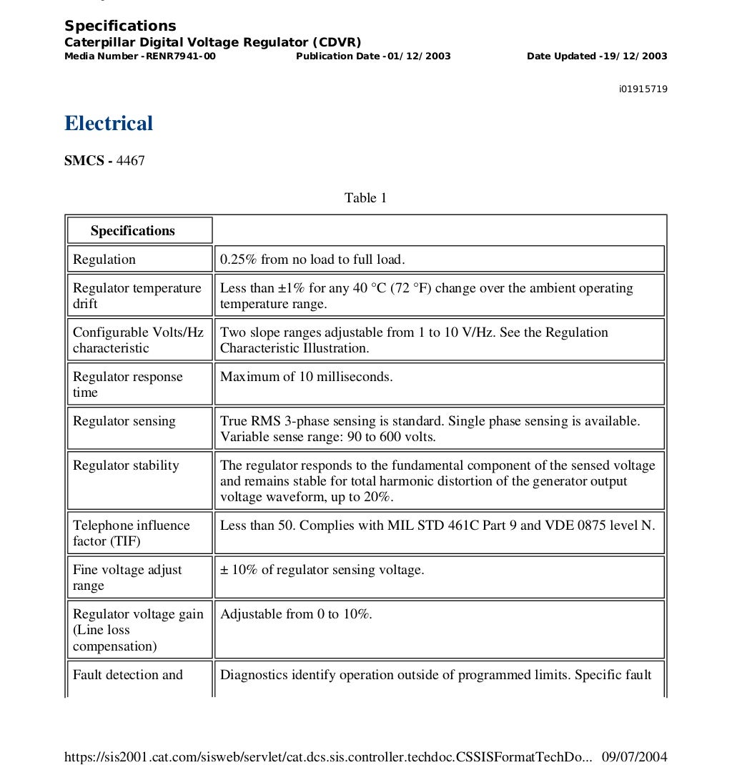 Cdvr service manual renr794100 _ sis caterpillar