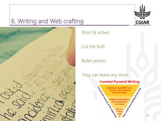 Communicating with non-scientific audiences