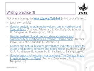 Communicating with non-scientific audiences