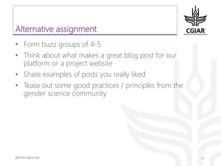 Communicating with non-scientific audiences