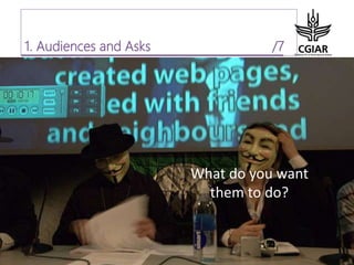 Communicating with non-scientific audiences